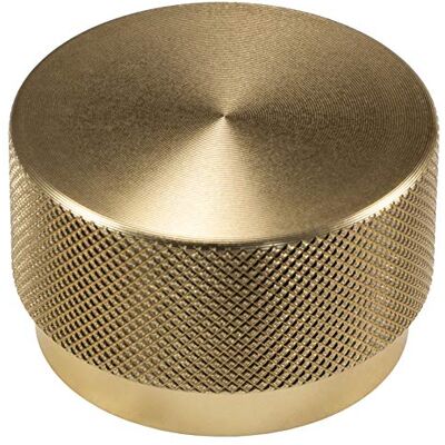 Gedotec poignée de meuble ronde porte en laiton poli bouton de meuble en aluminium aspect doré mat GRAF BIG Commode pour tiroirs et armoires bouton de meuble Ø 50 mm avec vis 1 pièce - Publicité Gedotec poignée de meuble ronde porte en laiton poli bouton de meuble en aluminium aspect doré mat GRAF BIG Commode pour tiroirs et armoires bouton de meuble Ø 50 mm avec vis 1 pièce - Publicité