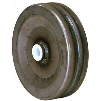 AMA Roue en tôle 225x60x20mm : Roue en tôle en nylon, autolubrifiante, charge maximale 450 kg, Made in Italy - Publicité AMA Roue en tôle 225x60x20mm : Roue en tôle en nylon, autolubrifiante, charge maximale 450 kg, Made in Italy - Publicité