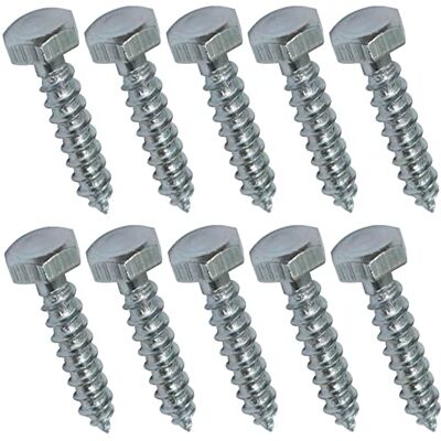 AERZETIX C44558 Lot de 10 Tirefonds/vis à bois M6x30mm à tête hexagonale 6 pans DIN571 en acier-zingué assemblage fixation charpente ossature contreplaqués agglomérés - Publicité AERZETIX C44558 Lot de 10 Tirefonds/vis à bois M6x30mm à tête hexagonale 6 pans DIN571 en acier-zingué assemblage fixation charpente ossature contreplaqués agglomérés - Publicité