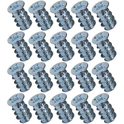 AERZETIX C44758 Lot de 20 vis euro pour meubles/armoire/placard assemblage de bois Ø6.3x11mm en acier zingué métal à empreinte pozidriv - Publicité AERZETIX C44758 Lot de 20 vis euro pour meubles/armoire/placard assemblage de bois Ø6.3x11mm en acier zingué métal à empreinte pozidriv - Publicité