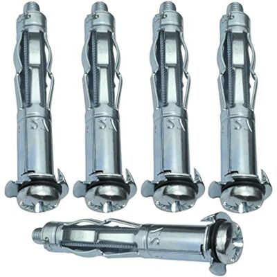 AERZETIX C49950 Lot de 5 Cheville d'expansion Ø12x65mm pour plaques de plâtre corps creux avec vis M6x72mm fixation en cloison sèche - Publicité AERZETIX C49950 Lot de 5 Cheville d'expansion Ø12x65mm pour plaques de plâtre corps creux avec vis M6x72mm fixation en cloison sèche - Publicité