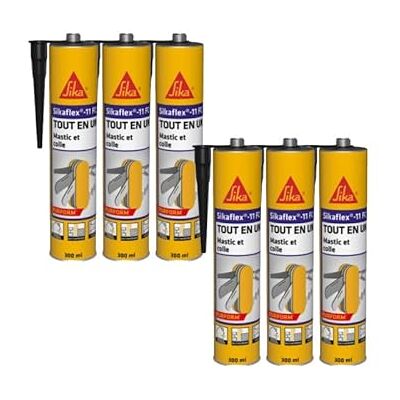 Sika SikaFlex 11 FC Purform - Noir - 300ml - Mastic et Colle - Publicité Sika SikaFlex 11 FC Purform - Noir - 300ml - Mastic et Colle - Publicité