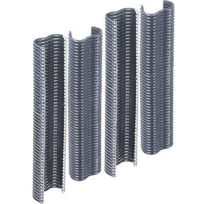 Alberts 850333 Crochet en fil d'acier phosphaté au zinc, plastifié, en anthracite largeur 22 mm kit de 2000 - Publicité Alberts 850333 Crochet en fil d'acier phosphaté au zinc, plastifié, en anthracite largeur 22 mm kit de 2000 - Publicité