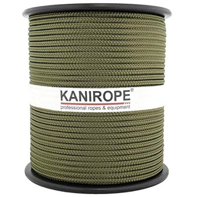 Kanirope ® Corde Cordage PP Polypropylène MULTIBRAID 3mm 100m Olive (2802) tressée - Publicité Kanirope ® Corde Cordage PP Polypropylène MULTIBRAID 3mm 100m Olive (2802) tressée - Publicité