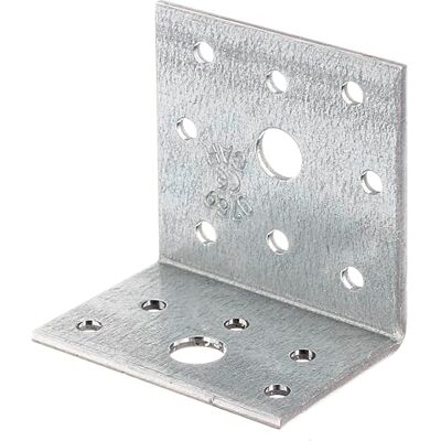 Alberts 832360 Équerre d'assemblage galvanisée Sendzimir 40 x 60 x 60 mm kit de 60 - Publicité Alberts 832360 Équerre d'assemblage galvanisée Sendzimir 40 x 60 x 60 mm kit de 60 - Publicité