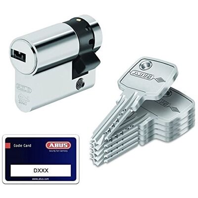ABUS Demi Cylindre D6 10 x 30 Barillet de serrure de porte - Publicité ABUS Demi Cylindre D6 10 x 30 Barillet de serrure de porte - Publicité