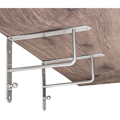 Gedotec ® Portemanteau mural design Console étagère Console-Modèle Singa sur l'acier massif en acier inoxydable finition-Charge maximale 40kg Produit de qualité pour votre intérieur - Publicité Gedotec ® Portemanteau mural design Console étagère Console-Modèle Singa sur l'acier massif en acier inoxydable finition-Charge maximale 40kg Produit de qualité pour votre intérieur - Publicité