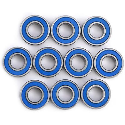 Walfront 10pcs Roulements de Planche à Roulettes en Acier Miniature 5mm x 11mm x 4mm Double Roulement à Billes de Bouclier zz MR115-2RS - Publicité Walfront 10pcs Roulements de Planche à Roulettes en Acier Miniature 5mm x 11mm x 4mm Double Roulement à Billes de Bouclier zz MR115-2RS - Publicité