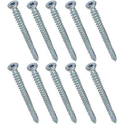 AERZETIX C48384 Lot de 10 Vis d'ancrage direct pour béton Ø7.5x92mm tête fraisée conique à empreint étoile T30 fixation directe sans cheville - Publicité AERZETIX C48384 Lot de 10 Vis d'ancrage direct pour béton Ø7.5x92mm tête fraisée conique à empreint étoile T30 fixation directe sans cheville - Publicité