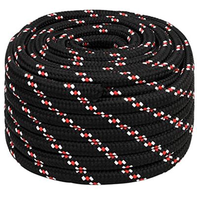 vidaXL Corde de bateau noire 20 mm 100 m - Corde marine - Publicité vidaXL Corde de bateau noire 20 mm 100 m - Corde marine - Publicité