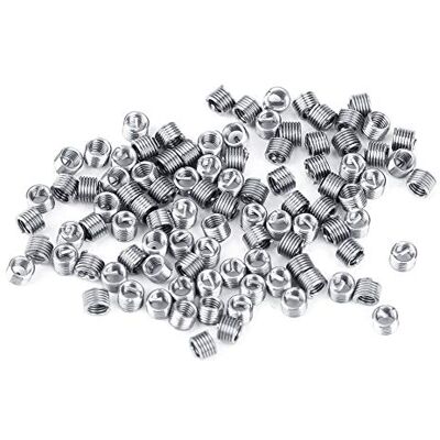 Walfront 100Pcs Insert de fil, Insert de Fil M2 Insertion de Réparation Assortiment Insert en Acier Inoxydable SS304(M2*0.4 * 2D) - Publicité Walfront 100Pcs Insert de fil, Insert de Fil M2 Insertion de Réparation Assortiment Insert en Acier Inoxydable SS304(M2*0.4 * 2D) - Publicité