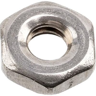 AERZETIX Lot de 25 Écrous hexagonaux à profil bas M2x0.4 mm en acier de couleur argent pour montage sur tige filetée, assemblage, jonction mécanique, bricolage et fixation légère - Publicité AERZETIX Lot de 25 Écrous hexagonaux à profil bas M2x0.4 mm en acier de couleur argent pour montage sur tige filetée, assemblage, jonction mécanique, bricolage et fixation légère - Publicité