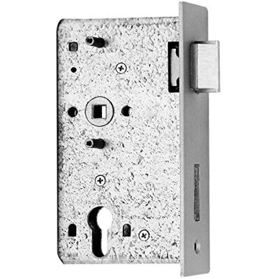 Alberts 412043 Serrure de remplacement galvanisée pour boîtier de serrure 60 mm cote axe 65 mm - Publicité Alberts 412043 Serrure de remplacement galvanisée pour boîtier de serrure 60 mm cote axe 65 mm - Publicité