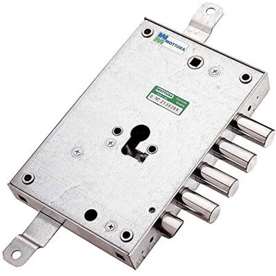 MOTTURA Serrure de porte blindée 85371 Argent - Publicité MOTTURA Serrure de porte blindée 85371 Argent - Publicité