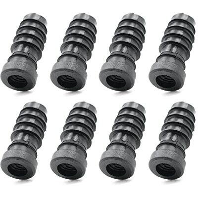 Design61 Lot de 8 bouchons filetés de réglage pour tube rond avec filetage en plastique M8 Diamètre : 18 mm Épaisseur de paroi : 1 mm - Publicité Design61 Lot de 8 bouchons filetés de réglage pour tube rond avec filetage en plastique M8 Diamètre : 18 mm Épaisseur de paroi : 1 mm - Publicité