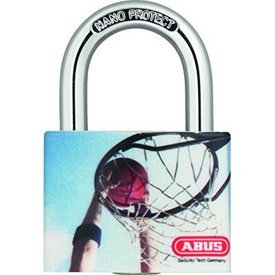 ABUS T65AL/40 Basket B/EF Cadenas à clé en Alu 40 mm - Publicité ABUS T65AL/40 Basket B/EF Cadenas à clé en Alu 40 mm - Publicité