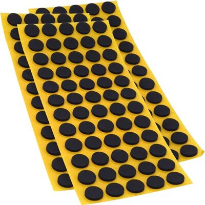 Adsamm ® / 180 x Patins antidérapants Autocollants en Caoutchouc cellulaire EPDM/ø 14 mm/Noir/Rond/Patins antidérapants de 2,5 mm d'épaisseur - Publicité Adsamm ® / 180 x Patins antidérapants Autocollants en Caoutchouc cellulaire EPDM/ø 14 mm/Noir/Rond/Patins antidérapants de 2,5 mm d'épaisseur - Publicité