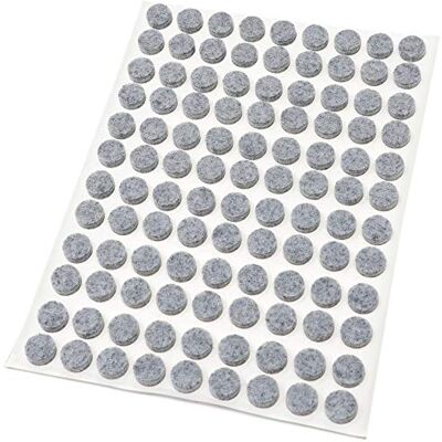 Adsamm - 108 pièces - Gris - Ø10mm - Grelots de feutre - Publicité Adsamm - 108 pièces - Gris - Ø10mm - Grelots de feutre - Publicité