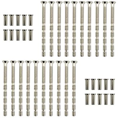 Young Wolf Lot de 20 vis de connexion M4 x 60 mm mâle vers femelle pour poignées de porte, rosaces et autres - Publicité Young Wolf Lot de 20 vis de connexion M4 x 60 mm mâle vers femelle pour poignées de porte, rosaces et autres - Publicité