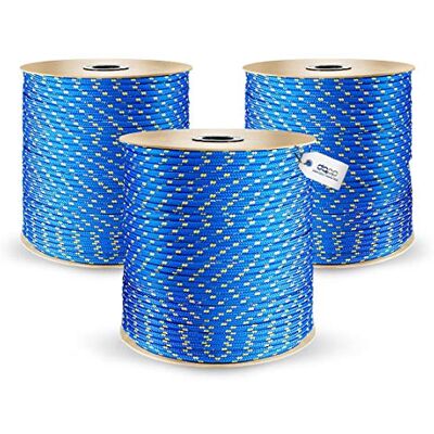 DQ-PP Corde Polypropylene Bleu 30 mètres 20 millimètres d'épaisseur Grapin Cordage Marine Ficelle Filet Cordage Cordelette Levage - Publicité DQ-PP Corde Polypropylene Bleu 30 mètres 20 millimètres d'épaisseur Grapin Cordage Marine Ficelle Filet Cordage Cordelette Levage - Publicité
