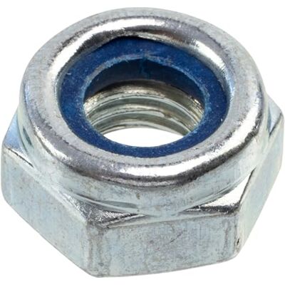 AERZETIX Lot de 25 Écrous de blocage M10x1.5 mm à 6 pans filetage métrique en acier zingué couleur argent montage assemblage usage général fixation - Publicité AERZETIX Lot de 25 Écrous de blocage M10x1.5 mm à 6 pans filetage métrique en acier zingué couleur argent montage assemblage usage général fixation - Publicité