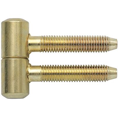 Gedotec Charniere Porte en Laiton 1.1100 -Pour Porte en Bois et Métal de Meuble, Portail, Volet, Fenêtre Type Anuba/SFS avec Tige à Visser de 29 mm 6 Pièces - Publicité Gedotec Charniere Porte en Laiton 1.1100 -Pour Porte en Bois et Métal de Meuble, Portail, Volet, Fenêtre Type Anuba/SFS avec Tige à Visser de 29 mm 6 Pièces - Publicité
