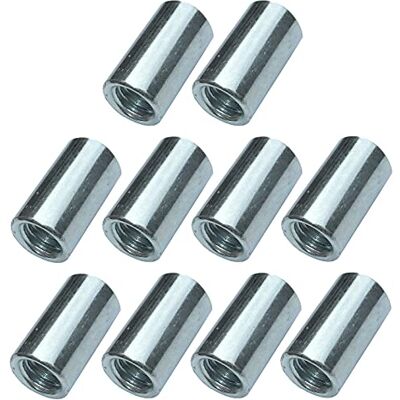 AERZETIX Lot de 10 Écrous Manchons de Jonction M8x20x11mm Filetés Manchon de Raccordement Rond Cylindrique Prolongateur en Acier Zingué - Publicité AERZETIX Lot de 10 Écrous Manchons de Jonction M8x20x11mm Filetés Manchon de Raccordement Rond Cylindrique Prolongateur en Acier Zingué - Publicité
