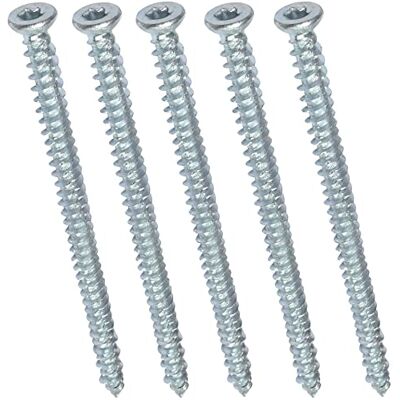 AERZETIX C48387 Lot de 5 Vis d'ancrage direct pour béton Ø7.5x120mm tête fraisée conique à empreint étoile T30 fixation directe sans cheville - Publicité AERZETIX C48387 Lot de 5 Vis d'ancrage direct pour béton Ø7.5x120mm tête fraisée conique à empreint étoile T30 fixation directe sans cheville - Publicité