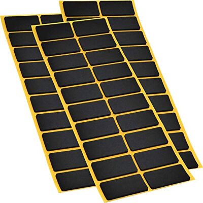 Adsamm ® / 60 x Patins antidérapants Autocollants en Caoutchouc cellulaire EPDM / 20x40 mm/Noir/rectangulaire/Patins antidérapants de 2,5 mm d'épaisseur - Publicité Adsamm ® / 60 x Patins antidérapants Autocollants en Caoutchouc cellulaire EPDM / 20x40 mm/Noir/rectangulaire/Patins antidérapants de 2,5 mm d'épaisseur - Publicité