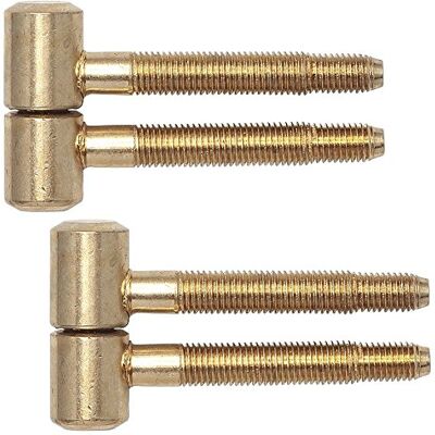 Gedotec 2 Pièces Charnières de porte Portes intérieures Rubans de rénovation 2 pièces pour portes en bois renforcées Gr. ø 16 mm Métal brassed Capacité jusqu'à 40 kg - Publicité Gedotec 2 Pièces Charnières de porte Portes intérieures Rubans de rénovation 2 pièces pour portes en bois renforcées Gr. ø 16 mm Métal brassed Capacité jusqu'à 40 kg - Publicité