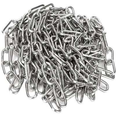 NAMYEUT Chaîne en Acier Inoxydable 304-10 m x 3 mm Maillons Soudés Chainette Métal pour Bricolage, Chien, Corde à Linge, Plantes Suspendues, Antivol Vélo - Publicité NAMYEUT Chaîne en Acier Inoxydable 304-10 m x 3 mm Maillons Soudés Chainette Métal pour Bricolage, Chien, Corde à Linge, Plantes Suspendues, Antivol Vélo - Publicité