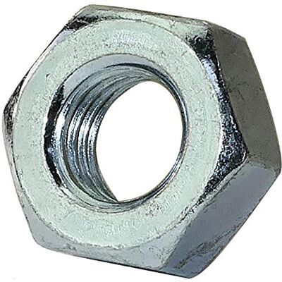 AERZETIX C45715 Lot de 50 Écrous Hexagonaux 6 Pans Pièces Métalliques/Détachées/Serrage/Assemblage en Acier Zingué 8.8 Filetage M10 Métrique Femelle Bricolage DIN 934 Couleur Argent - Publicité AERZETIX C45715 Lot de 50 Écrous Hexagonaux 6 Pans Pièces Métalliques/Détachées/Serrage/Assemblage en Acier Zingué 8.8 Filetage M10 Métrique Femelle Bricolage DIN 934 Couleur Argent - Publicité