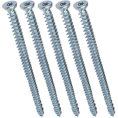 AERZETIX Lot de 5 Vis d'Ancrage Direct pour Béton Ø7.5x132mm Tête Fraisée Conique à Empreinte Étoile T30 Fixation Directe sans Cheville - Publicité AERZETIX Lot de 5 Vis d'Ancrage Direct pour Béton Ø7.5x132mm Tête Fraisée Conique à Empreinte Étoile T30 Fixation Directe sans Cheville - Publicité