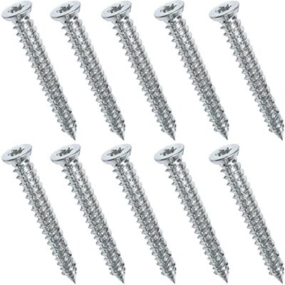 AERZETIX C48378 Lot de 10 Vis d'ancrage direct pour béton Ø7.5x42mm tête fraisée conique à empreint étoile T30 fixation directe sans cheville - Publicité AERZETIX C48378 Lot de 10 Vis d'ancrage direct pour béton Ø7.5x42mm tête fraisée conique à empreint étoile T30 fixation directe sans cheville - Publicité