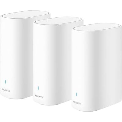 Huawei Routeur WiFi Mesh 3+, Wi-FI 6 AX3000 Double Bande, Blanc, Pack 3 - Publicité Huawei Routeur WiFi Mesh 3+, Wi-FI 6 AX3000 Double Bande, Blanc, Pack 3 - Publicité