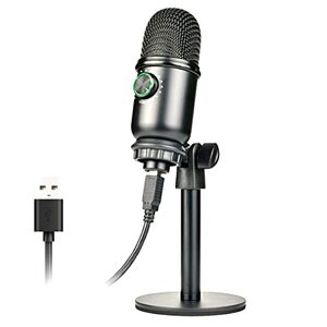 ManTT Microphone à Condensateur USB Microphone Professionnel 16 Core pour Ordinateur Karaoké KTV TIK Tok Microphone de Bureau - Publicité