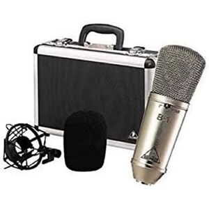 Behringer B-1 Microphone à Condensateur de Studio à Grand Diaphragme et Pulvérisation d'Or - Publicité