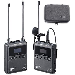 GODOX WmicS1 Kit 1 Système sans Fil Lavalier UHF - Publicité GODOX WmicS1 Kit 1 Système sans Fil Lavalier UHF - Publicité