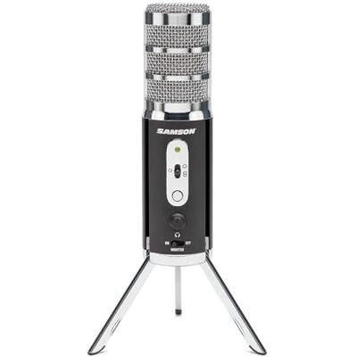 Samson Satellite USB/iOS Broadcast Microphone for capturing High-Definition Audio on Your Computer, iPhone Or iPad Black, SASAT - Publicité Samson Satellite USB/iOS Broadcast Microphone for capturing High-Definition Audio on Your Computer, iPhone Or iPad Black, SASAT - Publicité