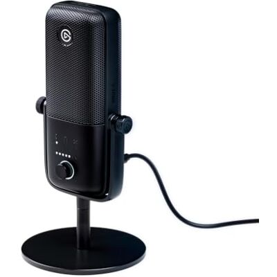 Elgato Wave:3 – Micro à condensateur USB Qualité studio, streaming, podcasts, gaming, télétravail, logiciel de mixage gratuit, anti-distorsion, Mac/PC - Publicité Elgato Wave:3 – Micro à condensateur USB Qualité studio, streaming, podcasts, gaming, télétravail, logiciel de mixage gratuit, anti-distorsion, Mac/PC - Publicité