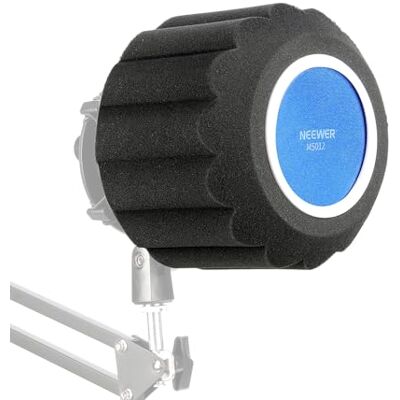 NEEWER Filtre Anti-Pop Isolant Microphone, Housse Protection Anti-Vent Portable pour Micro Enregistrement Studio Cabine Vocale, Mousse Acoustique à 5 Couches Acoustique, pour Mic de 43 à 68mm, MS012 - Publicité NEEWER Filtre Anti-Pop Isolant Microphone, Housse Protection Anti-Vent Portable pour Micro Enregistrement Studio Cabine Vocale, Mousse Acoustique à 5 Couches Acoustique, pour Mic de 43 à 68mm, MS012 - Publicité