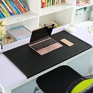 ZOCIS Grand sous-main de bureau étendu en cuir synthétique avec protection des bords antidérapant, tapis de bureau pour ordinateur portable Grand tapis de souris imperméable 60 x 35 cm Noir - Publicité ZOCIS Grand sous-main de bureau étendu en cuir synthétique avec protection des bords antidérapant, tapis de bureau pour ordinateur portable Grand tapis de souris imperméable 60 x 35 cm Noir - Publicité
