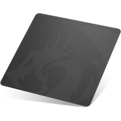 Redragon PG1M Tapis de souris en verre ultra lisse Noir 30 x 30 x 0,4 cm Surface de précision, dessous antidérapant, facile à nettoyer, tapis de souris de jeu rigide - Publicité Redragon PG1M Tapis de souris en verre ultra lisse Noir 30 x 30 x 0,4 cm Surface de précision, dessous antidérapant, facile à nettoyer, tapis de souris de jeu rigide - Publicité