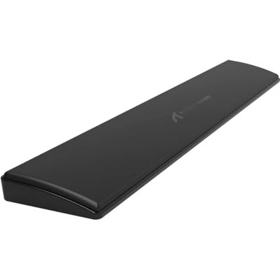 AJAZZ Repose-poignet ergonomique pour clavier pleine taille 104 touches Pieds en caoutchouc antidérapants Support de coussin de poignet en mousse à mémoire pour taper 16,9 * 2,8 * 0,8 pouces (noir) - Publicité AJAZZ Repose-poignet ergonomique pour clavier pleine taille 104 touches Pieds en caoutchouc antidérapants Support de coussin de poignet en mousse à mémoire pour taper 16,9 * 2,8 * 0,8 pouces (noir) - Publicité
