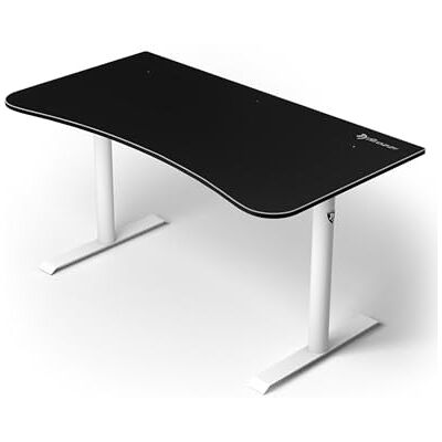 Arozzi Bureau Gamer Arena Medium 140x76 cm Bureau Gaming avec Cadre Acier, Rangement pour Câbles et Support Double Écran Tapis de Souris Lavable Intégral Blanc - Publicité Arozzi Bureau Gamer Arena Medium 140x76 cm Bureau Gaming avec Cadre Acier, Rangement pour Câbles et Support Double Écran Tapis de Souris Lavable Intégral Blanc - Publicité
