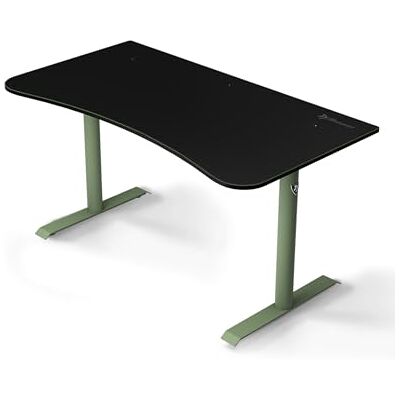Arozzi Bureau Gamer Arena Medium 140x76 cm Bureau Gaming avec Cadre Acier, Rangement pour Câbles et Support Double Écran Tapis de Souris Lavable Intégral Vert Forêt - Publicité Arozzi Bureau Gamer Arena Medium 140x76 cm Bureau Gaming avec Cadre Acier, Rangement pour Câbles et Support Double Écran Tapis de Souris Lavable Intégral Vert Forêt - Publicité