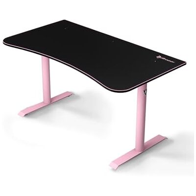 Arozzi Bureau Gamer Arena Medium 140x76 cm Bureau Gaming avec Cadre Acier, Rangement pour Câbles et Support Double Écran Tapis de Souris Lavable Intégral Rose. Publicité Arozzi Bureau Gamer Arena Medium 140x76 cm Bureau Gaming avec Cadre Acier, Rangement pour Câbles et Support Double Écran Tapis de Souris Lavable Intégral Rose. Publicité