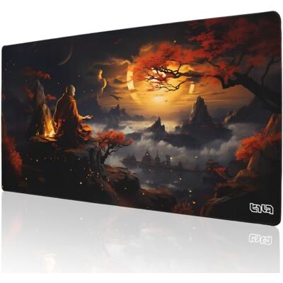 Tilt Grand Tapis de Souris Gamer XXL 100x50 cm Tapis de Bureau Gaming Anti-Dérapant Mouse Pad Imperméable pour PC et Accessoires Gaming Tapis de Clavier (Monk's Zen) - Publicité Tilt Grand Tapis de Souris Gamer XXL 100x50 cm Tapis de Bureau Gaming Anti-Dérapant Mouse Pad Imperméable pour PC et Accessoires Gaming Tapis de Clavier (Monk's Zen) - Publicité