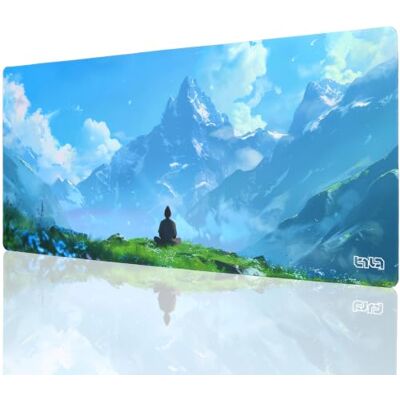Tilt Grand Tapis de Souris Gamer XXL 90x40 cm Tapis de Bureau Gaming Anti-Dérapant Mouse Pad Imperméable pour PC et Accessoires Gaming Tapis de Clavier (Mountain Meditation) - Publicité Tilt Grand Tapis de Souris Gamer XXL 90x40 cm Tapis de Bureau Gaming Anti-Dérapant Mouse Pad Imperméable pour PC et Accessoires Gaming Tapis de Clavier (Mountain Meditation) - Publicité
