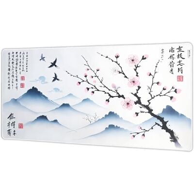 The G-Lab Pad Sakura Tapis de Souris XXL 900x400 Tapis de Souris Gamer avec Bords Cousus, Surface Polyester Type Control, Base Antidérapante – Accessoire Bureau et Gaming (Sakura Printemps) - Publicité The G-Lab Pad Sakura Tapis de Souris XXL 900x400 Tapis de Souris Gamer avec Bords Cousus, Surface Polyester Type Control, Base Antidérapante – Accessoire Bureau et Gaming (Sakura Printemps) - Publicité